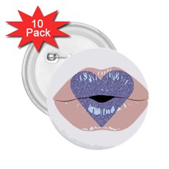 Lips -18 2 25  Buttons (10 Pack)  by SychEva