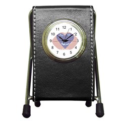 Lips -18 Pen Holder Desk Clock by SychEva