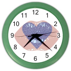 Lips -18 Color Wall Clock