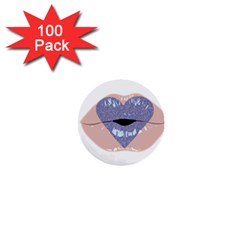 Lips -18 1  Mini Buttons (100 Pack)  by SychEva