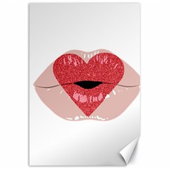 Lips -16 Canvas 12  X 18  by SychEva