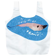 Lips -21 Full Print Recycle Bag (xxl) by SychEva