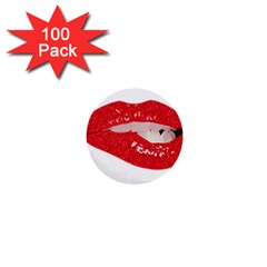 Lips -25 1  Mini Buttons (100 Pack)  by SychEva