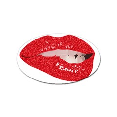 Lips -25 Sticker (oval) by SychEva
