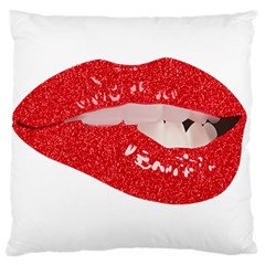 Lips -25 Large Cushion Case (one Side) by SychEva