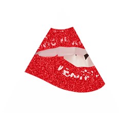 Lips -25 Wooden Puzzle Triangle by SychEva