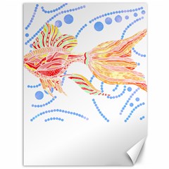 Fishing Lover T- Shirtfish T- Shirt (7) Canvas 36  X 48 