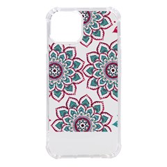 Floral Mandala T- Shirt Colorful Lotus Flower Mandala Art Pattern Iphone 14 Tpu Uv Print Case by EnriqueJohnson