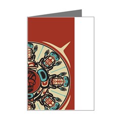 Skull Grateful Dead Phone Gratefuldead Mini Greeting Card by Sarkoni