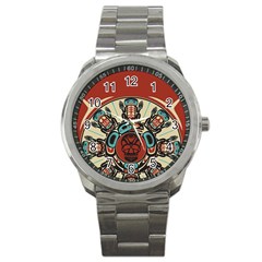 Skull Grateful Dead Phone Gratefuldead Sport Metal Watch