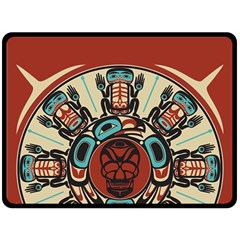 Skull Grateful Dead Phone Gratefuldead Two Sides Fleece Blanket (large)