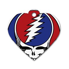 Grateful Dead Dog Tag Heart (one Side)