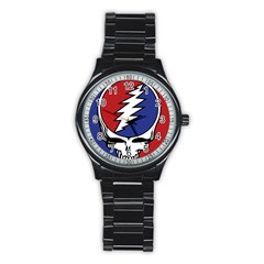 Grateful Dead Stainless Steel Round Watch