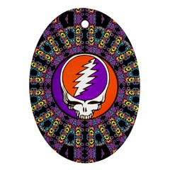 Gratefuldead Grateful Dead Pattern Ornament (Oval)