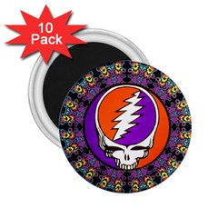 Gratefuldead Grateful Dead Pattern 2.25  Magnets (10 pack) 