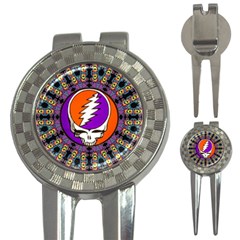 Gratefuldead Grateful Dead Pattern 3-in-1 Golf Divots