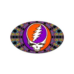 Gratefuldead Grateful Dead Pattern Sticker Oval (100 pack)