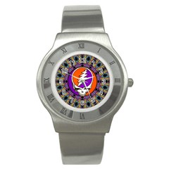 Gratefuldead Grateful Dead Pattern Stainless Steel Watch