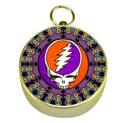 Gratefuldead Grateful Dead Pattern Gold Compasses