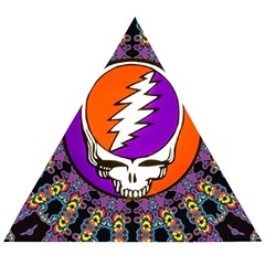 Gratefuldead Grateful Dead Pattern Wooden Puzzle Triangle