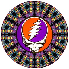 Gratefuldead Grateful Dead Pattern Wooden Puzzle Round