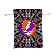 Gratefuldead Grateful Dead Pattern Lightweight Drawstring Pouch (l) by Sarkoni