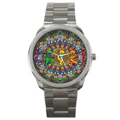 Grateful Dead Pattern Sport Metal Watch by Sarkoni