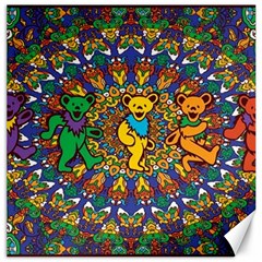 Grateful Dead Pattern Canvas 16  x 16 