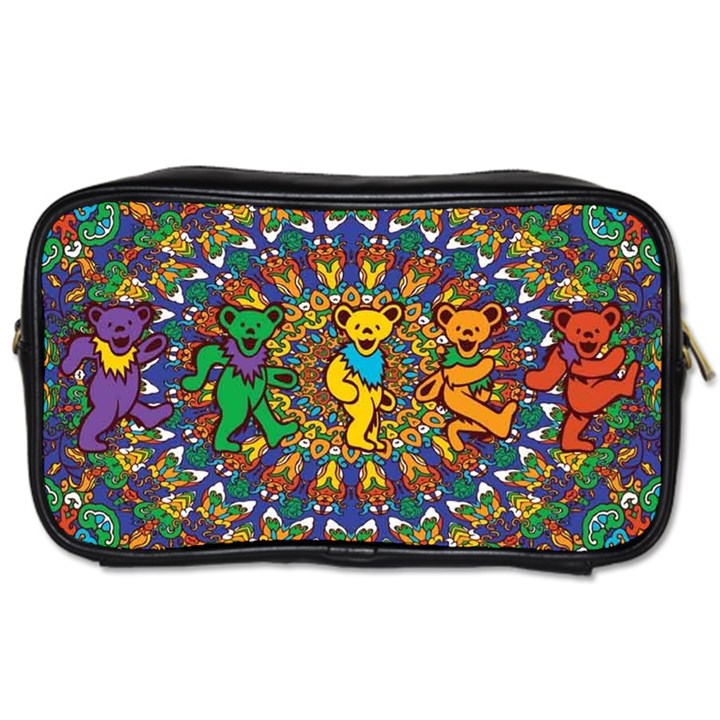 Grateful Dead Pattern Toiletries Bag (Two Sides)