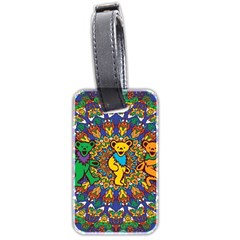 Grateful Dead Pattern Luggage Tag (two sides)