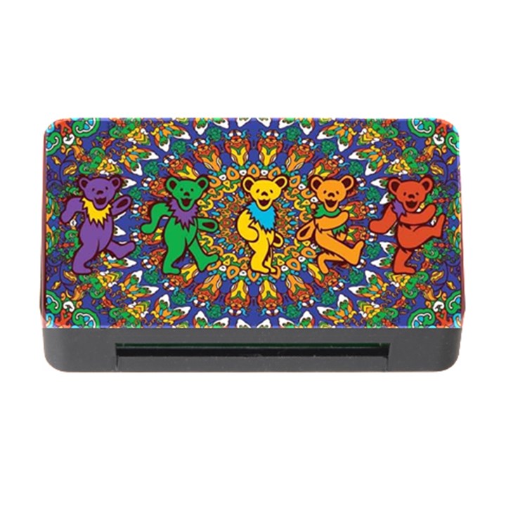 Grateful Dead Pattern Memory Card Reader with CF