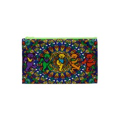 Grateful Dead Pattern Cosmetic Bag (xs)