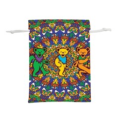 Grateful Dead Pattern Lightweight Drawstring Pouch (m) by Sarkoni