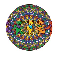 Grateful Dead Pattern Mini Round Pill Box (Pack of 5)