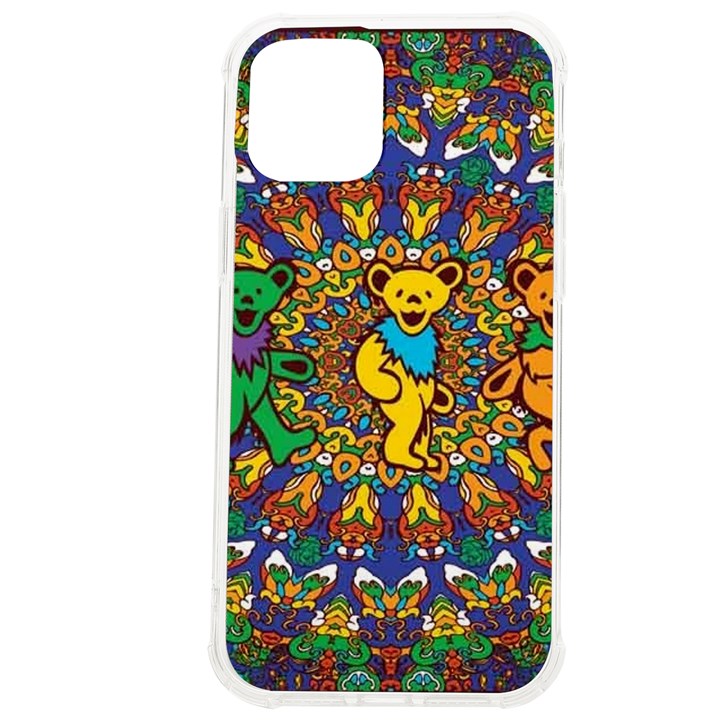 Grateful Dead Pattern iPhone 12 Pro max TPU UV Print Case