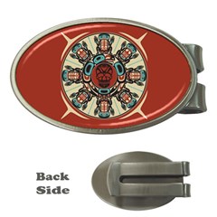 Grateful-dead-pacific-northwest-cover Money Clips (oval)  by Sarkoni