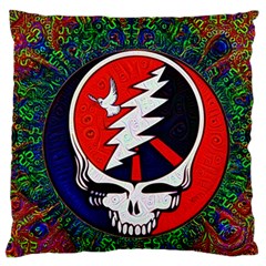 Grateful Dead - Standard Premium Plush Fleece Cushion Case (one Side)