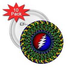 Grateful Dead 2.25  Buttons (10 pack) 