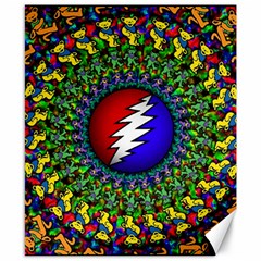 Grateful Dead Canvas 8  x 10 