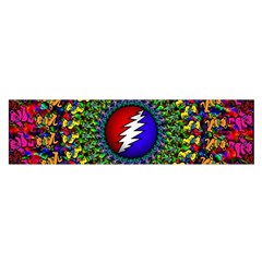 Grateful Dead Oblong Satin Scarf (16  X 60 )