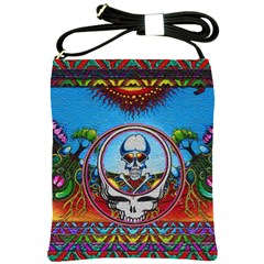 Grateful Dead Wallpapers Shoulder Sling Bag by Sarkoni