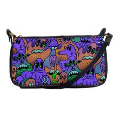 Trippy Aesthetic Halloween Shoulder Clutch Bag