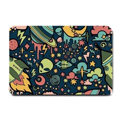 Alien Rocket Space Aesthetic Small Doormat