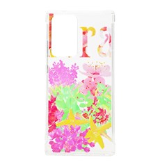 Floral T- Shirt Floral T- Shirt Samsung Galaxy Note 20 Ultra Tpu Uv Case