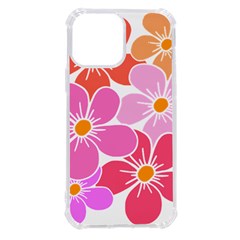 Flower Illustration T- Shirtcolorful Blooming Flower, Blooms, Floral Pattern T- Shirt Iphone 13 Pro Max Tpu Uv Print Case by EnriqueJohnson