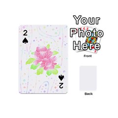 Flowers Art T- Shirtflowers T- Shirt (14) Playing Cards 54 Designs (mini) by EnriqueJohnson