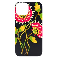 Flowers Art T- Shirtflowers T- Shirt (15) Iphone 14 Black Uv Print Case