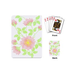 Flowers Illustration T- Shirtflowers T- Shirt (8) Playing Cards Single Design (mini) by EnriqueJohnson