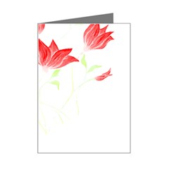 Flowers Lover T- Shirtflowers T- Shirt (2) Mini Greeting Card