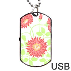 Flowers Lover T- Shirtflowers T- Shirt (8) Dog Tag Usb Flash (two Sides) by EnriqueJohnson